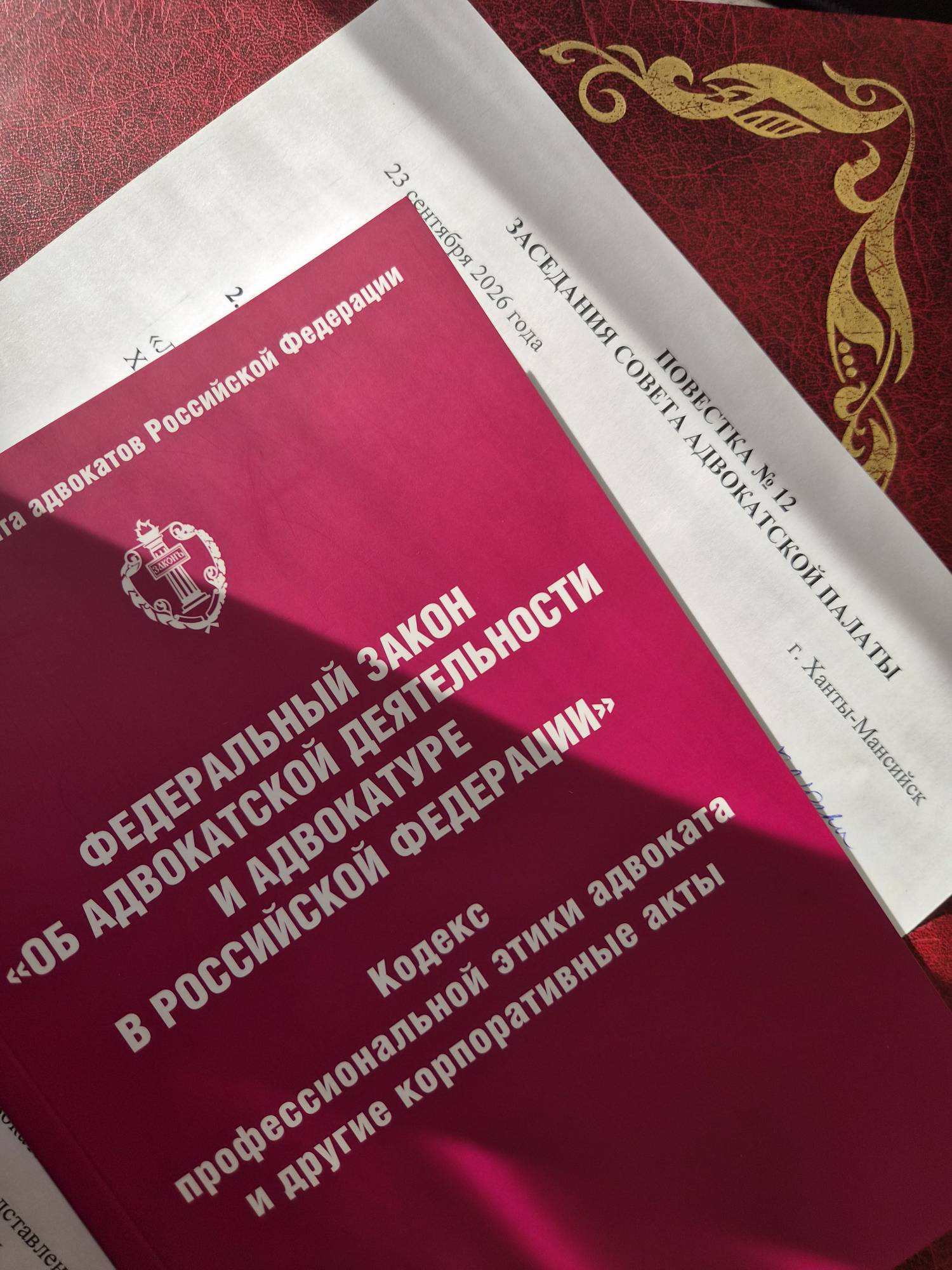 Фото к публикации: Заседание Совета Адвокатской палаты Югры